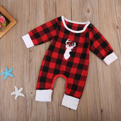 

Toddler Baby Boys Girls Deer Romper Bodysuit Xmas Clothes Christmas Outfits
