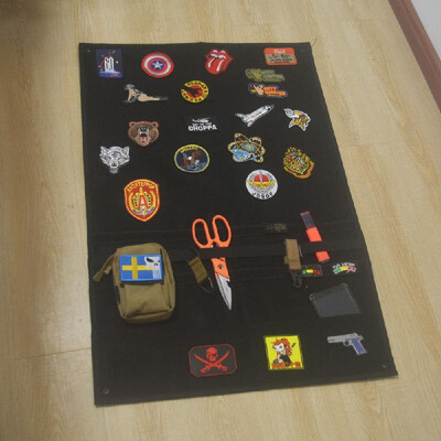 

Badge Magic Sticker Storing Poster EDC Tactics Badge Display Cloth