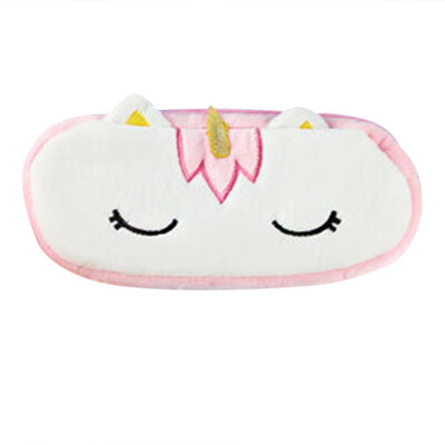 

Unicorn Plush Coin Bag Pouch Pencil Case Key Chain Pendant Wallet Girl Gift School Supply