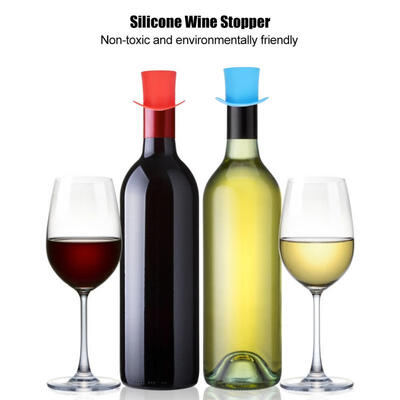 

Greensen 3 pcs Upgraded Red Wine Stopper Hat Silicone Vacuum Bottle Liquor Stoppers