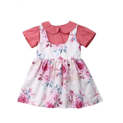 

Toddler Baby Girl Princess Floral Tutu Tulle Party Prom Costume Dress Outfit