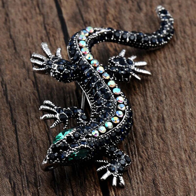 

Lizard Brooch for Women Shirt Cute Silver Gifts Fashion Jewellery Metal Cute