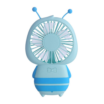 

Siaonvr NEW 2019 Mini Portable LED USB Rechargeable Cartoon Handheld Fan