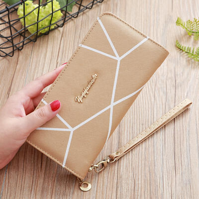 

New Female Long Wallet Fashion Large Capacity Zip Purses Leather Women Wallets Clutch Phone Card Bag Portemonnee