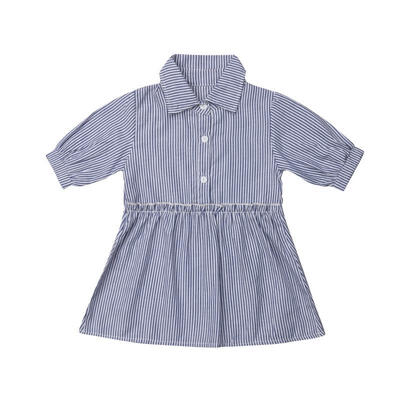 

Fashion Toddler Kid Baby Girl Clothes Stripe Dress Tutu Sundress Autumn Dresses