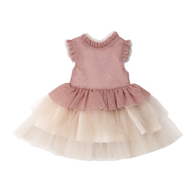 

Sequins Flower Girl Dress Princess Kids Baby Lace Party Wedding Bridesmaid Dress