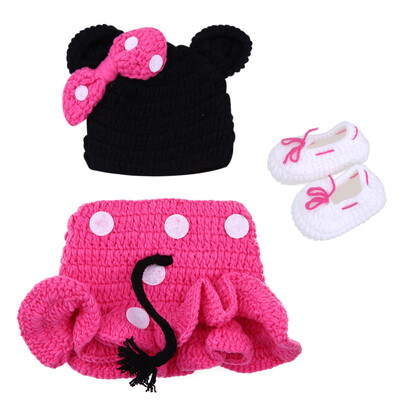 

Newborn Baby Girls Boys Crochet Knit Costume Photo Photography Prop