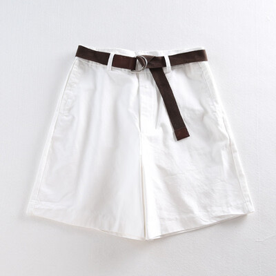 

Shorts Women Wide Leg Shorts Elastic Waist Solid Color Summer Casual Hot Short With Belt Short feminino spodenki damskie
