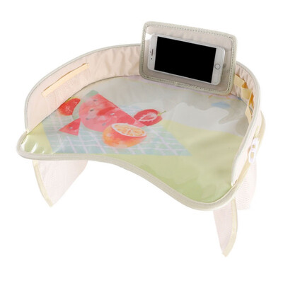 

Waterproof Car Seat Tray Storage Table Kids Toys Drink Holder Dining Table Baby Fence Accessories