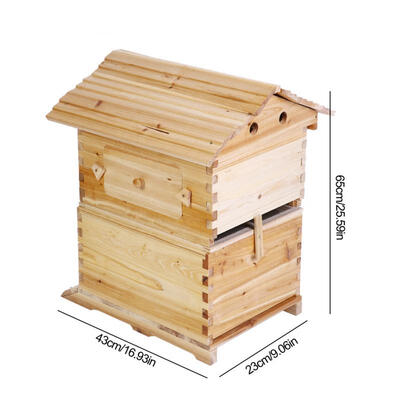 

Greensen Super Beekeeping Brood House Box For 7 Auto Honey Bee Hive Frames