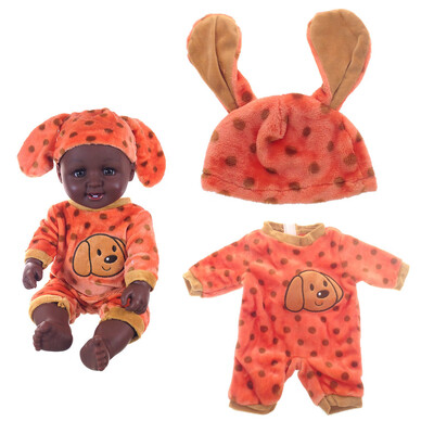 

Siaonvr Chirstmas Clothes Coverall Hat For 50cm Reborn Baby Boy Doll Accessory Girl Toy