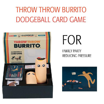 

Throw Throw Burrito Dodgeball Card Game for Family Party Reducing Pressure 7 Years Old Game