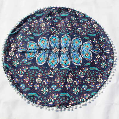 

Siaonvr Indian Mandala Pillows Round Bohemian Home Cushion Pillows Cover Case Cushions