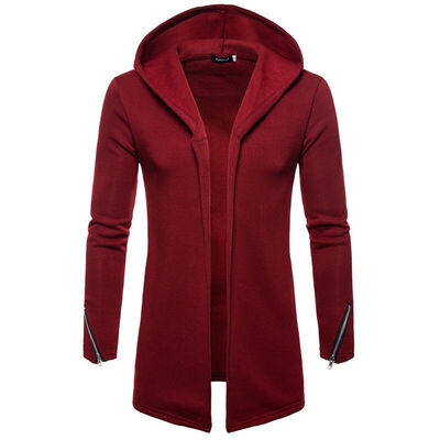 

Mens Winter Military Midi Long Trench Coat Ski Jacket Hooded Thick Cotton Parka