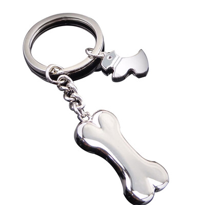 

Creative Pet Pendant Puppy Dog Love Bone Purse Bag Keepsake Keychains Pendant