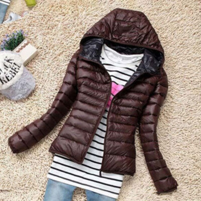

Womens Ultralight Cotton Padded Down Puffer Jacket Coat Winter Warm Outwear