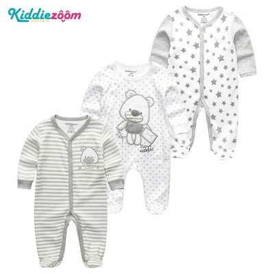 

3PCSLot Childlike novel 0-12M Cotton Baby Rompers Newborn Baby Boys Clothes Bodysuits Baby Girls Clothes Babywear Clothing Sets