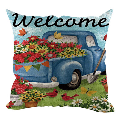 

Tailored Christmas Pillow Cover Pillowcases Decorative Sofa Cushion Cover Home Decoration