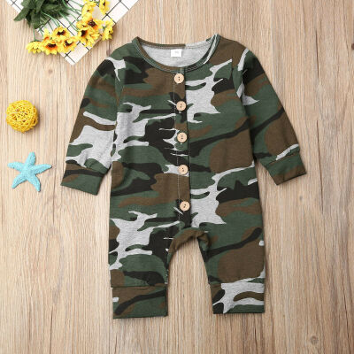 

Newborn Baby Girl Boy Fall Winter Romper Bodysuit Jumpsuit Cotton Clothes Outfit