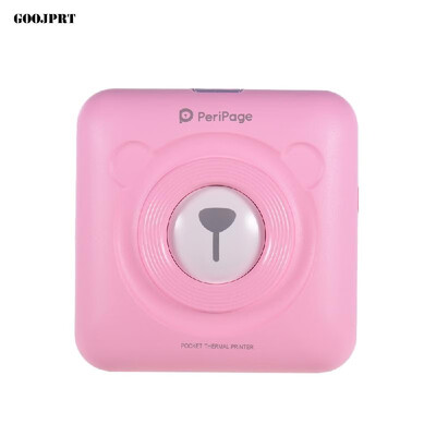 

GOOJPRT PeriPage Mini Pocket Wireless BT Thermal Printer Picture Photo Label Memo Receipt Paper Printer with USB Cable Support for