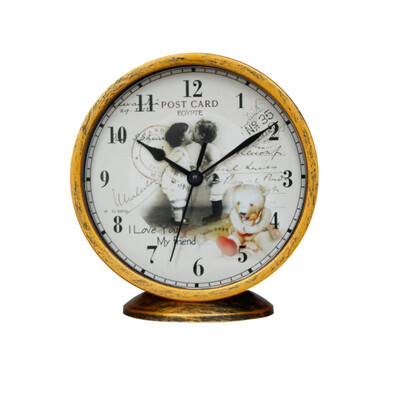 

SAC SMARTEN ARTS romantic love clock face mute gold table wall 2 with electronic wall clock 8817