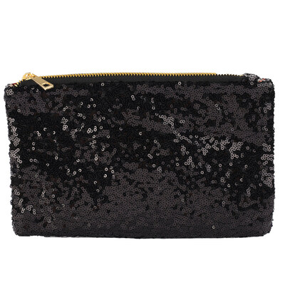 

Vintage Woman Glitter Sequins Envelope Handbag Evening Party Clutch Bag Purse