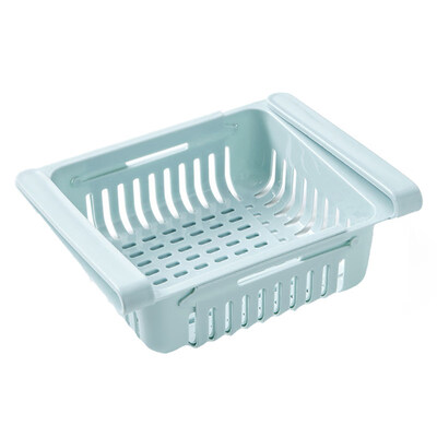 

Home Refrigerator Food Fruit Slide Storage Box Basket Organizer Kitchen Gadget