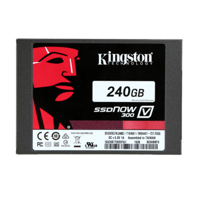 

Genuine Original Kingston SV300S37A 240GB 25" SATA 3 Portable High Speed SSD Solid State Drive Flash Memory