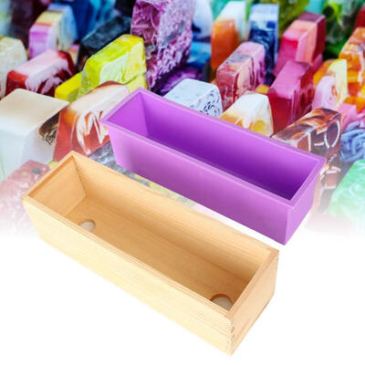 

Greensen DIY Handmade Soap Mold Package Soap Toast Box Handmade Soap Easy To Demould
