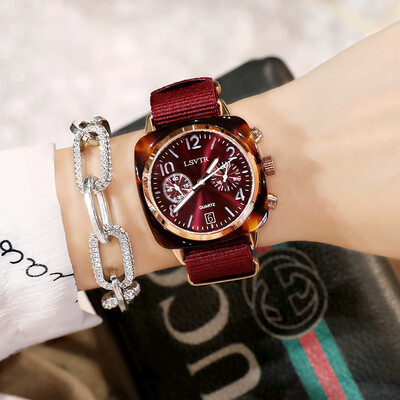 

Watch woman ins style simple temperament network celebrity same style student waterproof 2019 new Korean version fashion lady tide