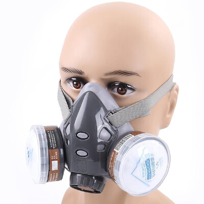 

308 Series Dust MaskAnti-venom Mask 5 in 1 Suit Face Mask Paint Spraying Decoration Respirator Tools Chemical Pesticides Safety G