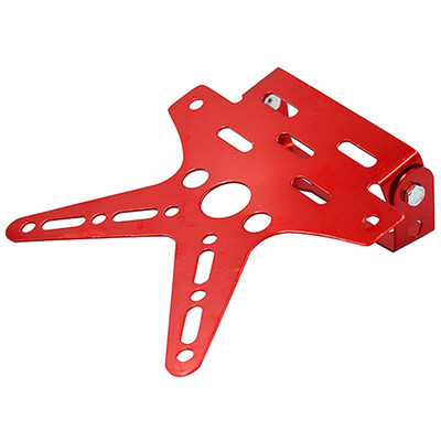 

Motorcycle License Plate Aluminum Alloy Mount Bracket Adjusted Number Plate Holder