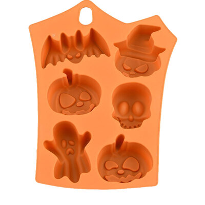 

Funny Bat Pumpkin Silicone Cake Mold Halloween Party Fondant Sweets Decor Mould