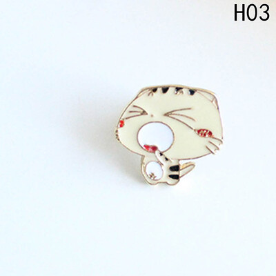 

Metal Brooch Enamel Brooch Bag Magic Package Cat Expression Brooch Pin Cartoon Best Magic Accessories