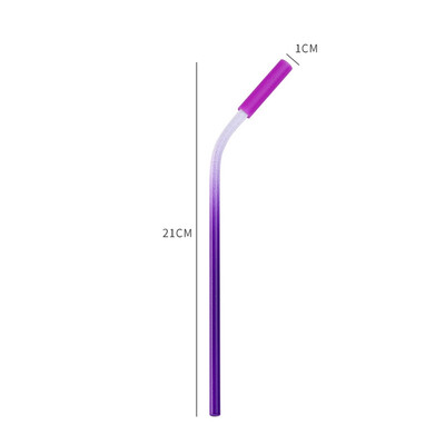 

Reusable Stainless Steel Straws Straight Bent Drinking Straws With Silicone Tips For Hot Cold Beverage Drinking Straw