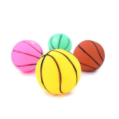 

Pets Dog Rubber Squeak Ball Puppy Sound Chew Teeth Grinding Training Toys