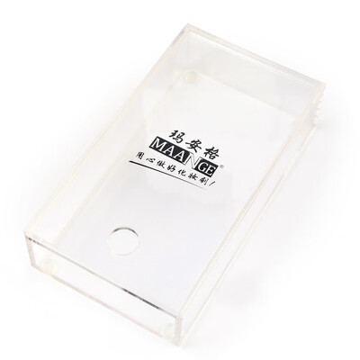 

Toponeto Transparent Makeup Cosmetics Jewelry Organizer Clear Lipstick Cosmetic Brush Box