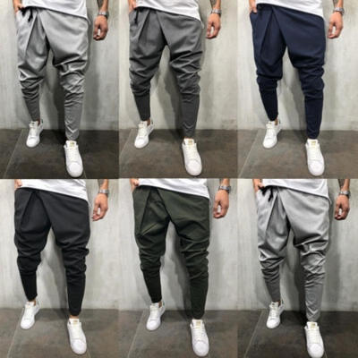 

Cycling Pants Casual Bicycle Bike Dance Sports Long Trousers irregular Handsome