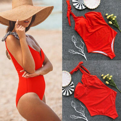 US STOCK Women One-piece Swimsuit Swimwear Push Up Bathing Suit Bikini Beachwear