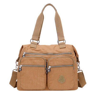 

Tailored Women Nylon Shoulder Bag Waterproof Elegant Daily Shopping Handbag