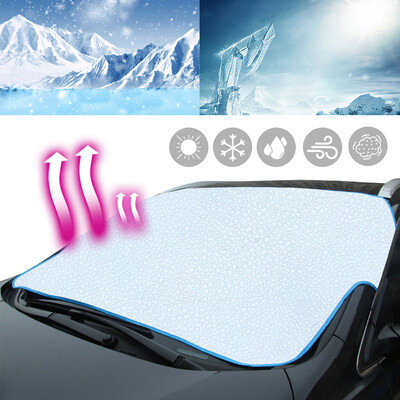

190x95 cm Universal Car Windscreen Cover Car Sunshade Sun Front Rear Window Film Summer Front Window Windshield Cover