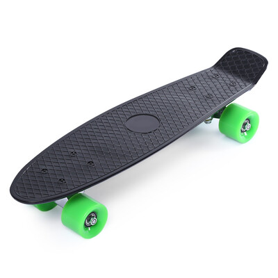 

22 inch Four-wheel Long Skateboard Retro Style PP Board Deck
