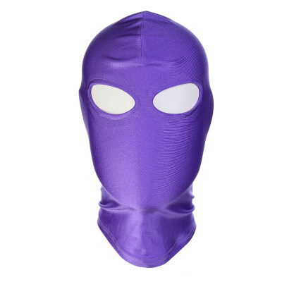 

FUNNYBUNNY Black Breathable Face Cover Spandex Zentai Costume Hood Mask Scary Mask Halloween Mask Adults Full Face