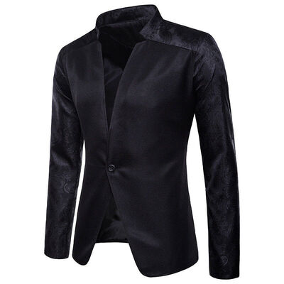 

Stylish Mens One Button Cardigan Jacket Slim Long Sleeve Casual Coat Blazer Tops