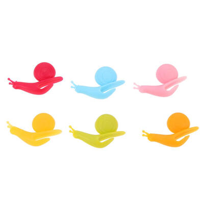 

6pcs Tea Infuser Tea Bag Hanging Snail Mug Cup Clip Label Party Supplies