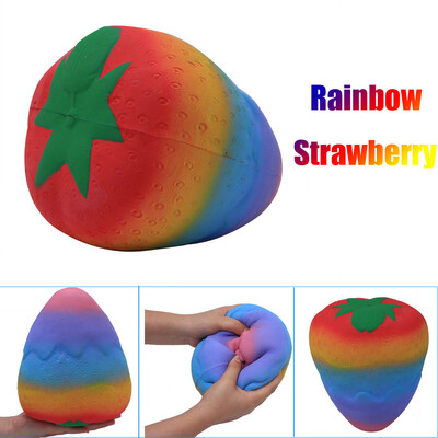 

Siaonvr Jumbo Super Giant Soft Galaxy Rainbow Strawberry Strawberry Slow Rising Squeeze