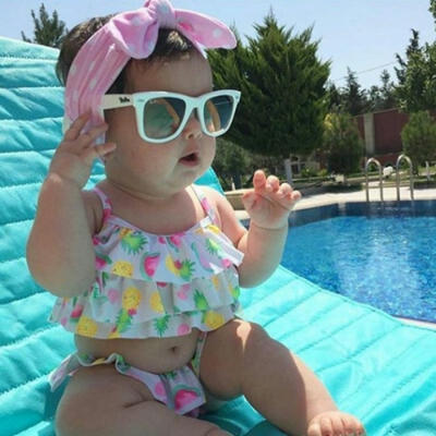 

Toddler Kids Baby Girls Tankini Bikini Swimwear Swimsuit Bathing Suit Beachwear