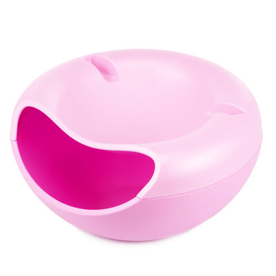 

Creative Double-deck Snack Food Storage Box Melon Seeds Container