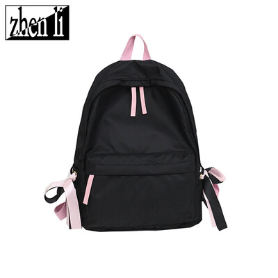 

Fashion sports backpack womens new solid color new backpack goods original handbags