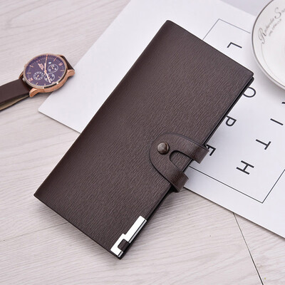 Tailored Men Long Wallet Casual Multi-function Clutch Bag Card Package Multi-card Holder